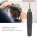 Nose Hair Trimmer Ear and Nose Hair Trimmer Clipper for Men and Women Facial Trimmer Detachable Washable Cutter Head Double Blades Nose Ear and Eyebrow Trimming - Buy Online on GoSupps.com