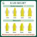 100 Pairs EARS SECRET Small Ear Memory Foam Ear Plugs NRR 32dB - Noise Cancelling Sleep Solution, Snoring Aid, Hearing Protection - Little Star Yellow - Buy Online on GoSupps.com