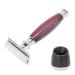 Buy Red Manual Double Edge Razor with Stand for Men & Women - Premium Shaving Experience - Buy Online on GoSupps.com