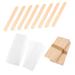 Lot De 100 Bandes D' pilation En Non-tiss Souple 100 B tons De Cire En Bois Lisses Pour pilation Visage Et Corps Usage Familial Professionnel