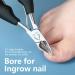 Wanmat 4PCS Toe Nail Clipper Set for Seniors - Professional Podiatrist Toenail Nipper with Surgical Stainless Steel Blades, Soft Grip Handle - Ideal for Ingrown or Thick Toenails - Buy Online on GoSupps.com
