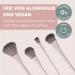 Parsa Beauty Nature Love Vegan Makeup Brush - Wheat Straw Foundation Brush for Even Application & Extra Soft Synthetic Hair - Buy Online on GoSupps.com