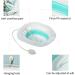 Sitz Bath for Hemorrhoids & Postpartum Treatment - Foldable Perineal Soaking Seat in Green - Buy Online on GoSupps.com