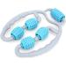 360-Degree Clamp Leg Massage Device | Deep-Trigger Point Back Massager for Calf & Body Relaxation - Blue - Buy Online on GoSupps.com