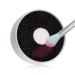 Docolor Makeup Brush Cleaner Sponge Color Removal Sponge Dry Makeup Brush Quick Cleaner Sponge - Removes Shadow Color from Your Brush without Water or Chemical Solutions - Compact Size for Travel Black
