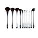 Makeup Brush 10 Makeup Brushes Set The Curved Handle for Blush Brush Foundation Brush Eye Brush Sets