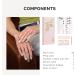 NAILOG Semi Cured Gel Nail Strips 34 pcs Salon-Quality Gel Nail Stickers Long Lasting Nail Wraps for Women with Soft Gel Finish The Oriental - Buy Online on GoSupps.com