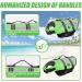 Emust Adjustable Dog Swimming Vest - Durable Life Jacket for Small Dogs - Improved Buoyancy & Rescue Handle - XS Green - Buy Online on GoSupps.com