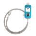 HPDMC 4500psi Yolk Fill Station for HPA Tanks - High Pressure Gauge - Aluminum Alloy Refill Adapter - 36in Teflon Hose - DIN Valve for PCP Paintball Tank Charging System (Blue)