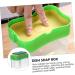 PRETYZOOM 3 Sets Push Soap Dispenser Dish Soap Holder Sink Liquid Soap Dispenser Dishwashing Soap Dispenser Dish Soap Dispenser Sink Soap Dispenser Shampoo Dispenser Abs Sponge Soap Box Greenx3pcs 14X10.5X7.5CMx3pcs - Buy Online on GoSupps.com