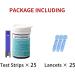ACCU-ANSWER 25 UA Test Strips for 4-in-1 Meter | No Code Needed Accurate & Fast Results - 25 Lancets Included - Buy Online on GoSupps.com