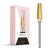 MelodySusie Upgrade 5 in 1 Nail Drill Bits, 3/32'' Carbide Tungsten Multi-function Mixed Sizes Edition, Suitable for Manicure Pedicure Cuticle Gel Polishing, Professional Advanced Bits, Series Bit X XC+M+3XF Gold