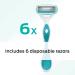Schick Hydro Silk Sensitive Skin Women's Disposable Razors - 6 Count - Buy Online on GoSupps.com