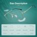 Vimbloom Blue Light Filter Glasses | Computer & Gaming - UV Protection Anti-Glare - Stylish Rose Gold & Black Options - Buy Online on GoSupps.com