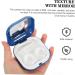 Solustre Contact Lens Case - 2 Sets Lens Container & Fashion Make-Up Mirror Box for International Shipping - Buy Online on GoSupps.com