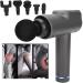 Deep Tissue Muscle Massage Gun - Handheld Quiet Electric Massager with 6 Heads | Relieve Muscle Fatigue 100-240V (EU) - Shop Now! - Buy Online on GoSupps.com