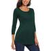 Love2Mi Maternity Short Sleeve Tunic Top - Dark Green - Size L | Pregnancy T-Shirt for Summer - Buy Online on GoSupps.com