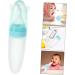 ibasenice 2 pcs Spoon Squeeze Rice Silicone Bottle Feeder Cereal Paste Greenx2pcs 21X5X5cmx2pcs - Buy Online on GoSupps.com
