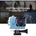 Vemont 1080P 12MP Action Camera - Full HD Sports Cam 30m Waterproof with Mounting Kit - Blue - Buy Online on GoSupps.com