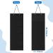 Tudomro Hanging Headband Organizer with 60 Elastic Bands - Bow Hanger for Girls Hair Bows - Felt Headband Holder (Black) - Buy Online on GoSupps.com