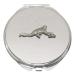 Curler Pewter Compact Mirror Handbag Gift With Free Engraving 94