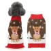 ABRRLO Christmas Dog Sweater Dog Sweater Pet Dog Sweater Warm Puppy Small Medium Dogs (XS Deer) XS Deer