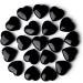 XIANNVXI 10 Pcs Black Obsidian Crystals Heart Set - Natural Gemstones for Beginners Gifts - Buy Online on GoSupps.com