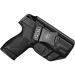 Smith & Wesson M&P Shield Plus Holster IWB KYDEX Fit: Smith & Wesson M&P Shield Plus / M2.0 Holster / M1.0 - 9mm / .40 - 3.1" Barrel Pistol | Inside Waistband | Adjustable Cant | USA Made by Amberide Black Right Hand Draw
