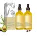 Veganic Rosemary Oil for Hair Growth - Natural Organic Oil for Dry Damaged Hair (60ml *2PC) yellow