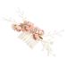 MERRYHAPY Flower Hair Comb Decorative Hair Comb Fairy Jewelry for Women Hair Comb for Women Accessories Rhinestone Hair Accessories Hair Styling Accessories Side Hair Comb Wedding Hair Clip