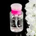 Nail Varnish Remover Pump Bottle Dispenser The Gel Bottle Nail Polish Remover Dispenser Empty Clear Push Down Bottle Plastic Pump Liquid Container Rosy 180ml - Buy Online on GoSupps.com