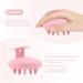 Qwyzor Silicone Scalp Massage Brush - Head Massage & Dandruff Reduction - Upgrade for Hair Growth (Pink) - Wet & Dry Use - Buy Online on GoSupps.com