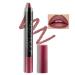 Boobeen Matte Lipstick Pencil Lip Crayon Stick Matte Velvet Lipgloss Creamy Lip Liner Full Coverage High Pigment Waterproof Non-Fade Lipstick for Women  Matte Lip Stain with Smooth Makeup 01