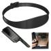 Hair cutting ridge and hair cutting edge template curved silicone haircut strap simple and fast hairdressing combat haircut stencil haircuts help ideal for self -hay cuts men's hairstyles black