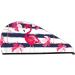 Super Absorbent Dark Blue & Pink Flamingos Microfiber Hair Towel Wrap for Long Curly Hair | Quick Dry Coral Velvet for Women - Buy Online on GoSupps.com