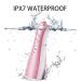 GeRRiT Cordless Water Flosser - IPX7 Waterproof Teeth Cleaner 3 Modes 360 Rotating Nozzle Portable Oral Irrigator with Smart Timing Function - Buy Online on GoSupps.com