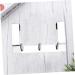 Holibanna Coat Hangers Back of Door Hooks Over The Door Hanger Hook up Stainless Steel Hanging on The Door 21.3*12.4cm As Shown - Buy Online on GoSupps.com
