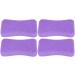 4-Piece Pumice Stone Set for Massage Callus Peeling & Foot Care - Purple Pedicure Scrubber - Buy Online on GoSupps.com