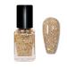Glitter Nail Polish - Super Sparkling Color UV Nail Polish - Vegan Long Lasting Holographic Nail Varnish - Diamond Gel Nail Varnish Gifts Gold