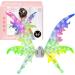 Light Up Fairy Wings | Little Girls Butterfly Wings for Halloween - Theme Eye-Catching Dressing for Parade Theatrical Performance Dress Up Masquerade Pochy English Color Box Rechargeable Version  - Buy Online on GoSupps.com