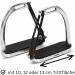AMKA Stainless Steel Safety Stirrups with Joint - Flexible 10cm 12cm & 13cm Tread for Equestrian Safety | International Shipping Available - Buy Online on GoSupps.com