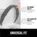 Gorilla Grip Shag Chenille Bathroom Toilet Lid Cover  Machine Wash  Ultra Soft Plush Seat Covers  Large Fabric Covers  19.5x18.5  Fits Standard Toilet Lids  Bath Room Accessories and Decor  Gray 18.5" x 19.5" Gray - Buy Online on GoSupps.com