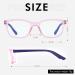 ZENOTTIC Kids Blue Light Blocking Glasses - Anti Glare Lens, Lightweight Frame - For Boys and Girls (Pink) - Buy Online on GoSupps.com