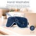 Kozy Cordless Heated Eye Mask - 3 Heat Settings, USB Rechargeable, Washable - Midnight Blue - Buy Online on GoSupps.com
