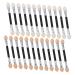 Didiseaon 24pcs Latex Eye Shadow Stick Eyeshadow Double Ended Makeup Brush Cosmetic Makeup Sticks Mackey Miss