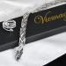 Vicmag Women's Ultral Strength Magnetic Bracelet - Titanstahl Silver Crystal Design Gift - Buy Online on GoSupps.com