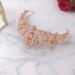 FRCOLOR Pink Tiara Crown Crystal Silver Headband Diamond Bridal Headdress Wedding Prom Crown Hair Accessories for Women Girl Birthday Wedding Christmas Party Favor Ornaments - Buy Online on GoSupps.com