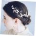 DOITOOL Combs Tiara Bride Comb Flower Girl Hair Accessory Headwear for Women Hair Accessories for Women Hair Comb for Bride Pearl Hair Comb Pearl Comb Headgear Leaves European Style - Buy Online on GoSupps.com
