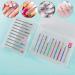 20Pcs Russian Cuticle Drill Bit Set - Diamond Nail Drill Bits for Acrylic Nails, Gel Removal, Cuticle Cleaning - 3/32 Inch Nail Efile Bits - Buy Online on GoSupps.com