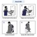 NUMHOSAI Beard Bib - Waterproof Men's Beard Hair Catcher with Suction Cups, Black - Great Gift for Shaving & Trimming - Buy Online on GoSupps.com
